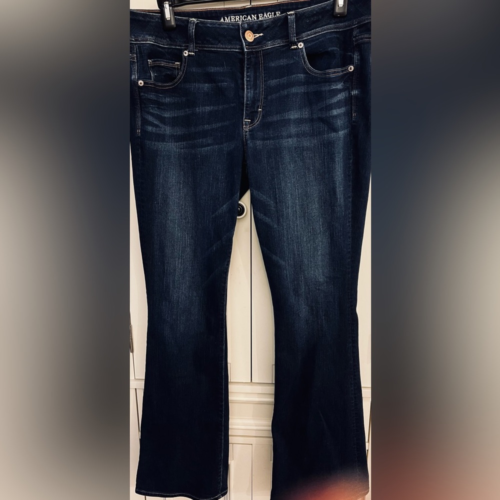 American Eagle Outfitters Indigo Wide Leg Jeans
